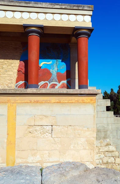 Knossos Sarayı kalıntıları, Kandiye Girit — Stok fotoğraf