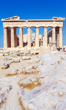 Antik tapınak Parthenon, Akropolis, Atina