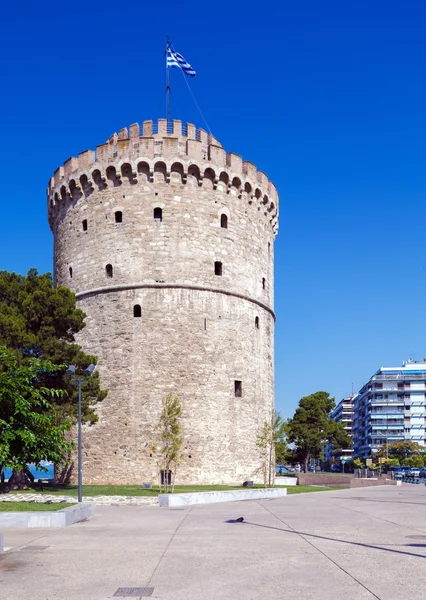 Torre Blanca - Símbolo de la Ciudad, Tesalónica — Foto de Stock