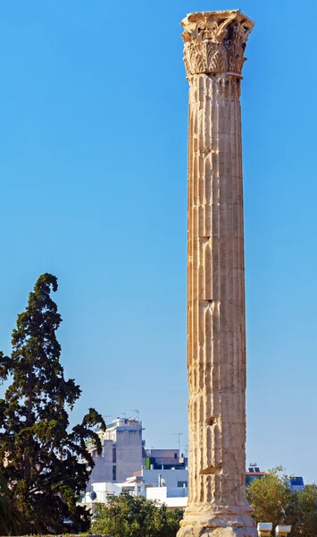 Olympisk Zevs-tempel i Athen – stockfoto