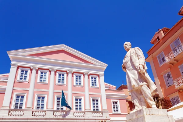 Eroii din Piața Luptei Cipriote, Corfu, Grecia — Fotografie, imagine de stoc