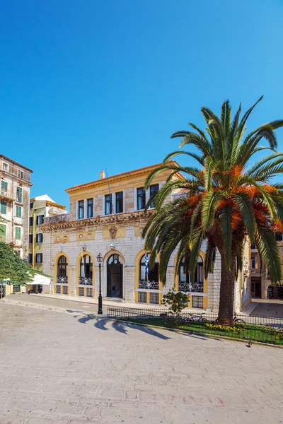 Ayuntamiento de Corfú (anteriormente: Nobile Teatro di San Giacomo di Cor — Foto de Stock