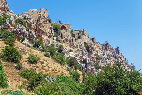 Saint hilarion slott, kyrenia, Cypern — Stockfoto