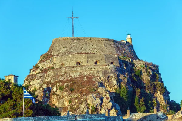 Fortaleza velha em Kerkyra, ilha de Corfu — Fotografia de Stock