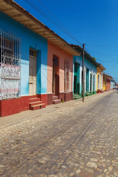 Domy ve staré části města, trinidad, Kuba — Stock fotografie