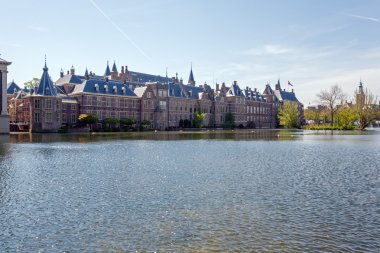 Hofvijver ve binnenhof, Lahey, Hollanda