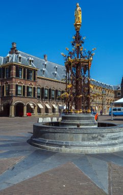 Hofvijver ve binnenhof, Lahey, Hollanda