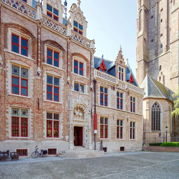 Музей средневековой Грутузе в Брюгге — стоковое фото