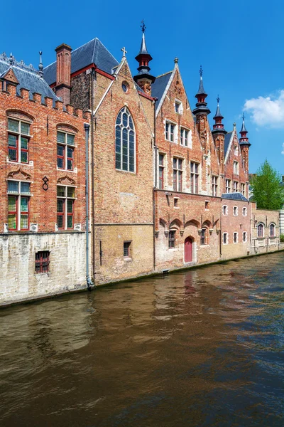 Vecchie case del Brugse Vrije, Bruge — Foto Stock