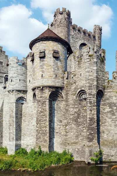 中世の城、ゲント、ベルギー — ストック写真