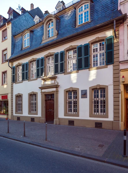 Haus, in dem Karl Marx geboren wurde, Trier — Stockfoto