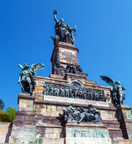 Памятник Нидервальду, Рюдесхайм на Рейне — стоковое фото