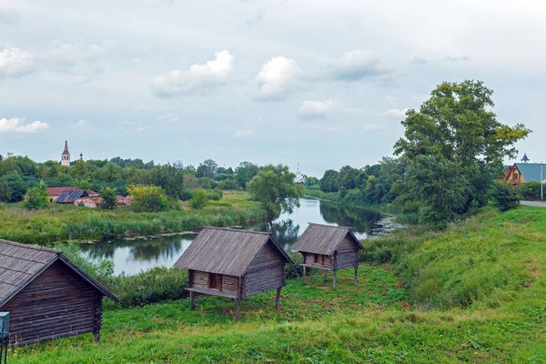Παραδοσιακά σπίτια, Suzdal — Φωτογραφία Αρχείου