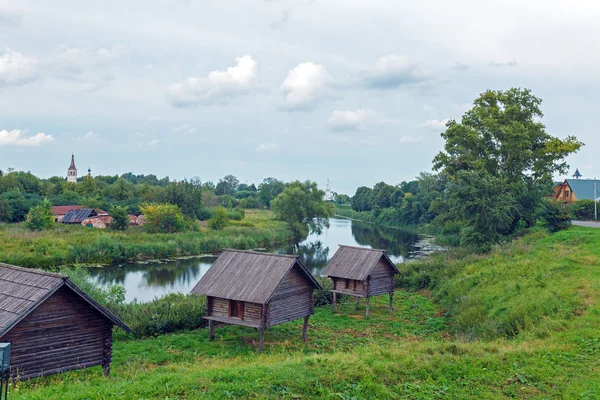 Traditional Houses, Suzdal — Stock Fotó