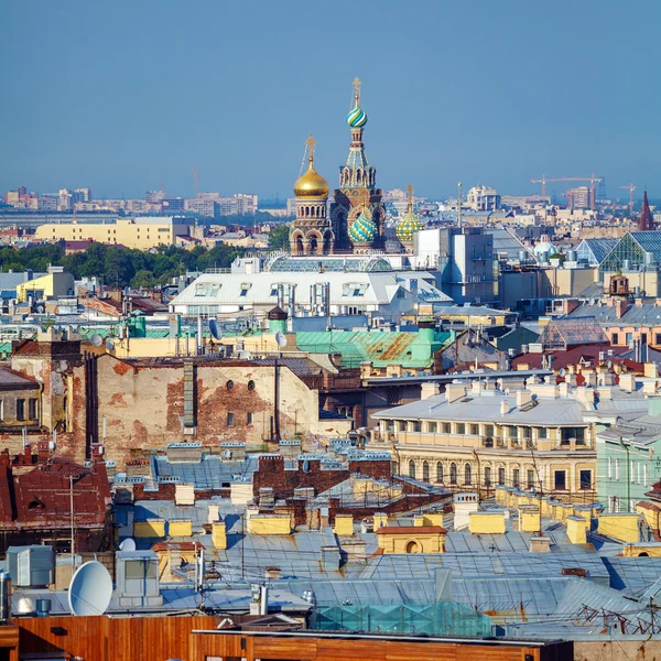 Vista aérea desde la Catedral de Isaac, San Petersburgo — Foto de Stock