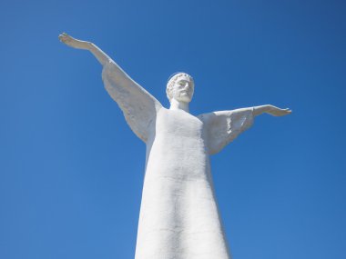 Maratea kurtarıcı İsa. Basilicata. İtalya