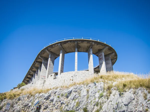 Elevated road in maratea, italy — Stock Photo, Image