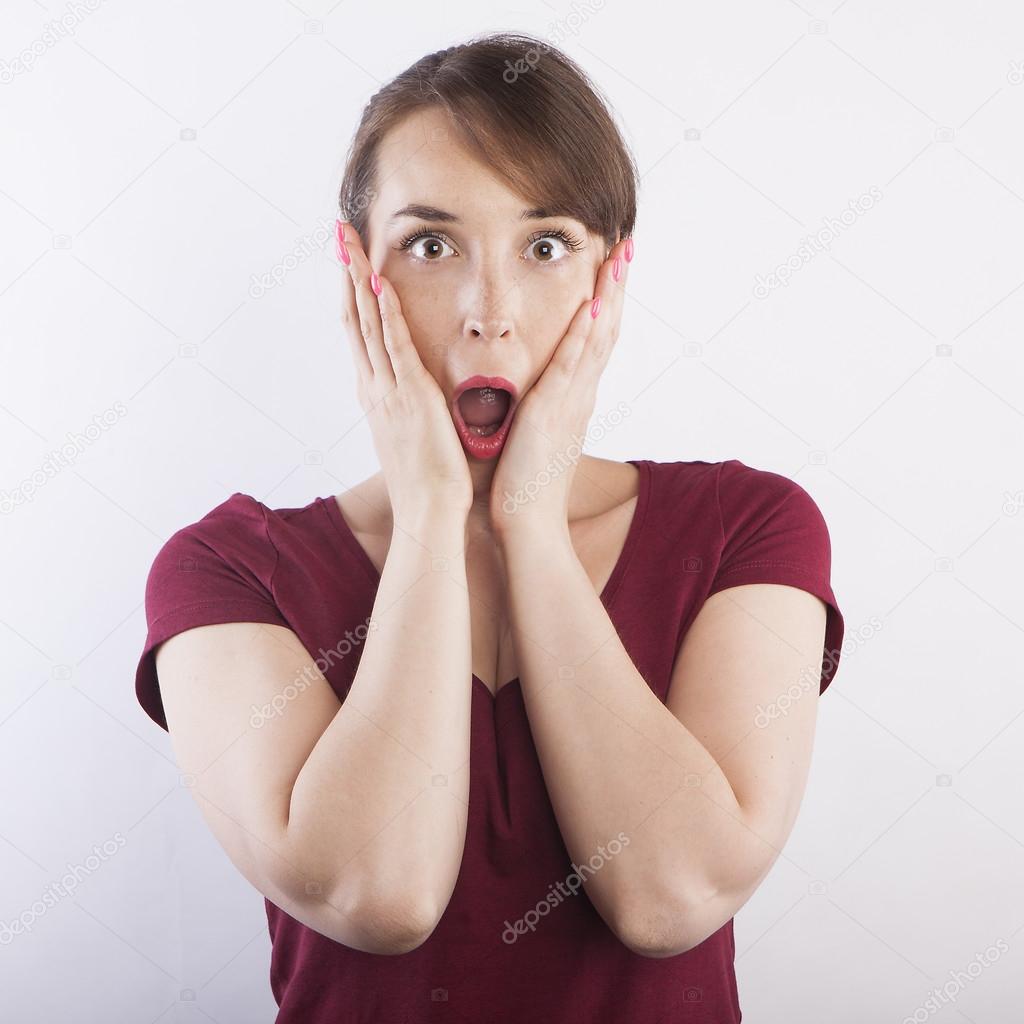 Woman With Surprise Face Expression Stock Photo Image By C Tommasolizzul Woman With Surprise Face Expression Stock Photo Image By C Tommasolizzul