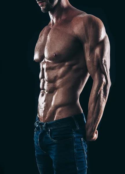 Muscle man torso — Stock Photo, Image