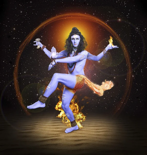 Shiva Nataraja dans la pose de danse — Photo