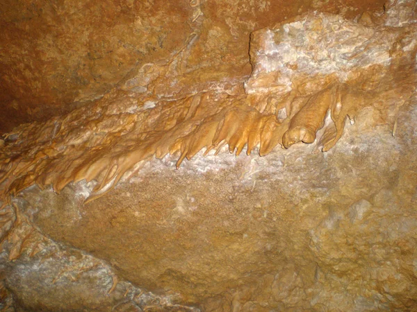 洞窟の石壁 ストック写真