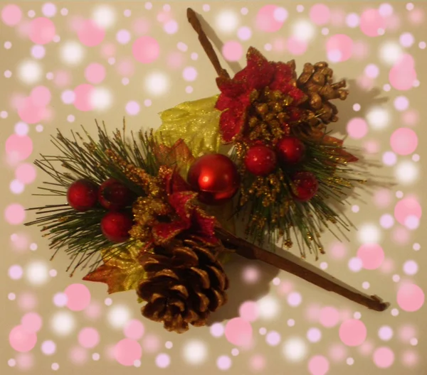 Yeni yıl arka plan güzel dalları ile