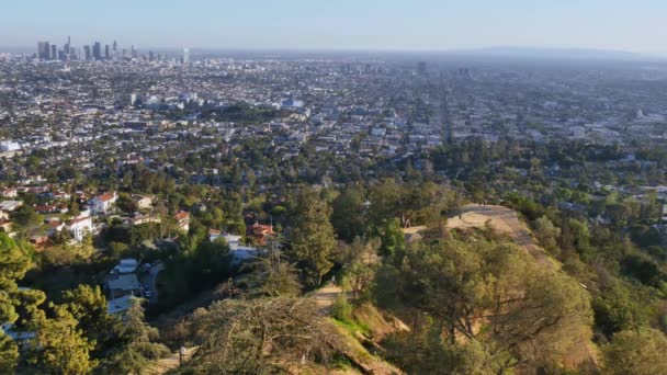 Los Angeles Valley Establishing Shot — Stock Video