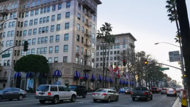 Beverly Wilshire Hotel Stabilire colpo — Video Stock