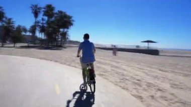 Time Lapse Bike Riding Venice Beach