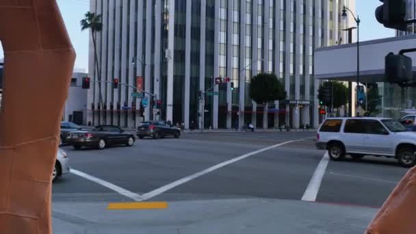 Bank of America Tower in Beverly Hills — Stok video