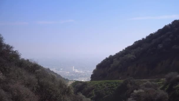 Runyon Canyon Stabilire colpo — Video Stock