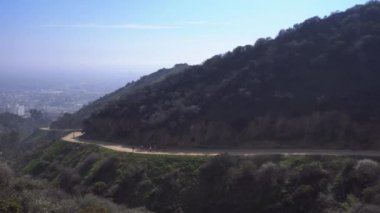 Hikers in Runyon Canyon