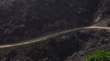High Angle Establishing Shot Runyon Canyon
