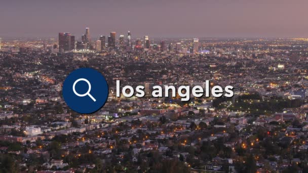 Ricerca di Los Angeles — Video Stock