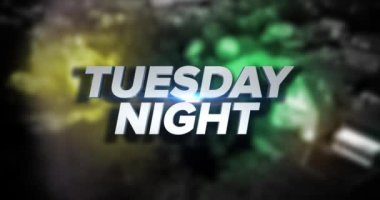 Dinamik Salı gecesi başlık sayfası arka plan animasyon