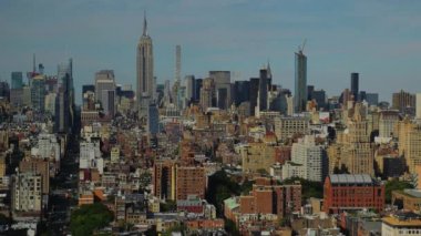 Gündüz Timelapse bitti Midtown Manhattan alacakaranlıkta için