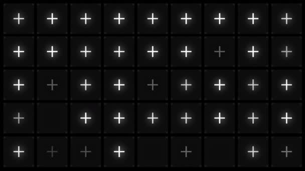 Plano de fundo de grade técnica de loop abstrato — Vídeo de Stock