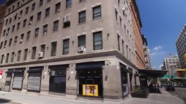 Manhattan mahallede sürüş perspektif