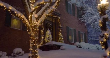 Noel Tatili İçin Bir Ev Çekimi