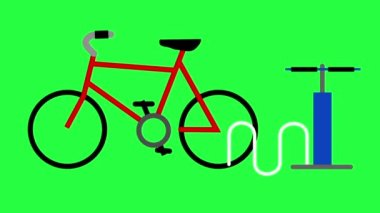 Bisiklet pompası animasyon