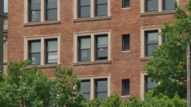 Atış kurulması bir tipik New York tarzı daire veya işyeri bina.