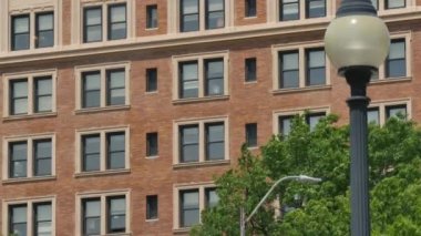 Atış kurulması bir tipik New York tarzı daire veya işyeri bina.