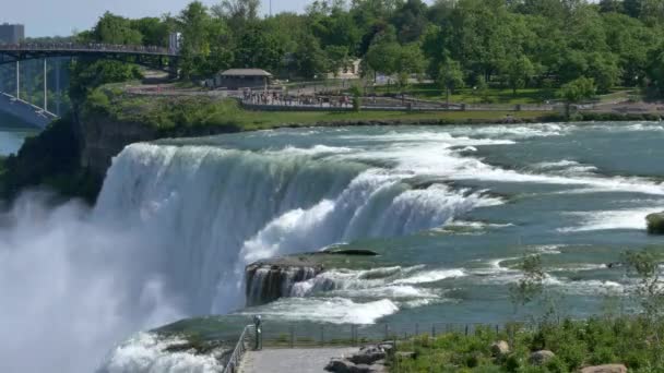 Niagara Falls landskap — Stockvideo