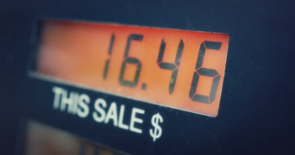 4k Gas Pump részletek 4265 — Stock videók