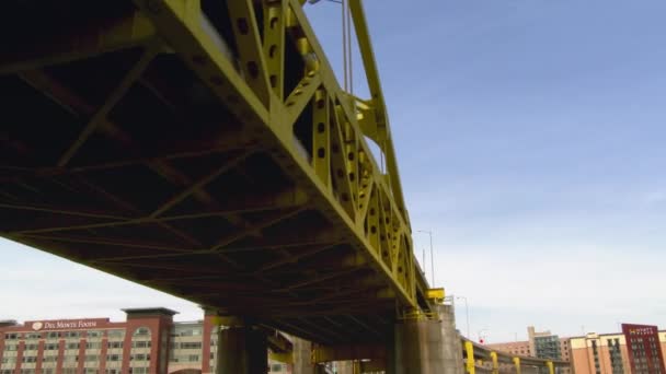 4K Fort Duquesne Bridge 4241 — Stock Video