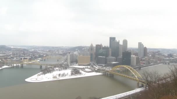 4k Duquesne Incline ustanawiającego strzał 3995 — Wideo stockowe