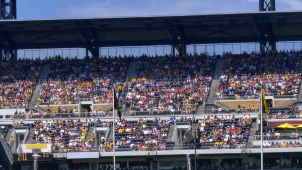 Tifosi 4K al PNC Park di Pittsburgh 4396 — Video Stock