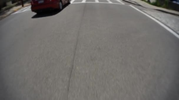 4 k ποδηλατόδρομο Pov — Αρχείο Βίντεο