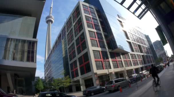 Trafic 4K dans le centre-ville de Toronto — Video
