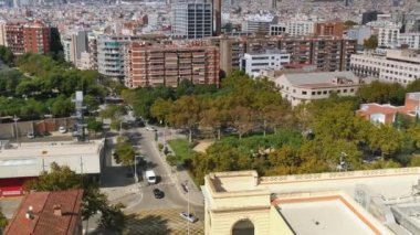 Barselona'nın havadan görünümü